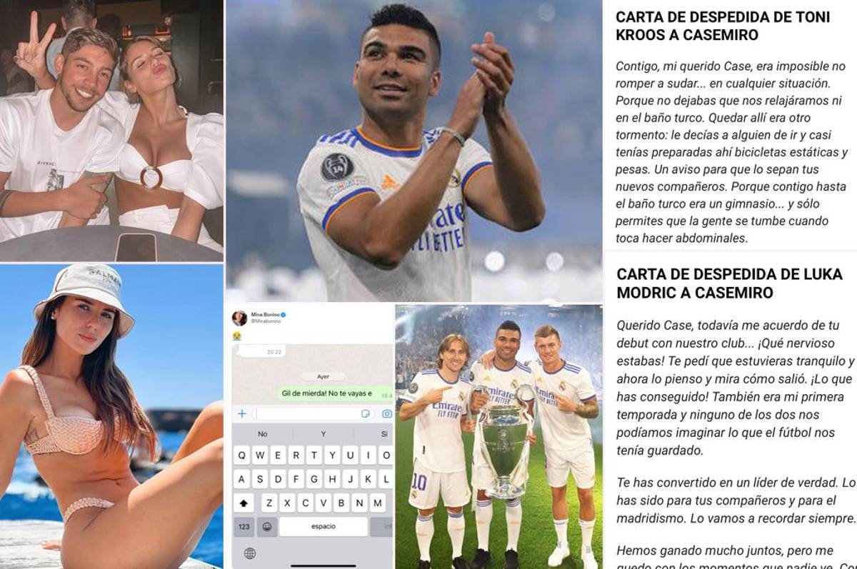 El Whatsapp de la novia de Fede Valverde a Casemiro para que se quedara en el Real Madrid y las emotivas cartas de Kroos y Modric
