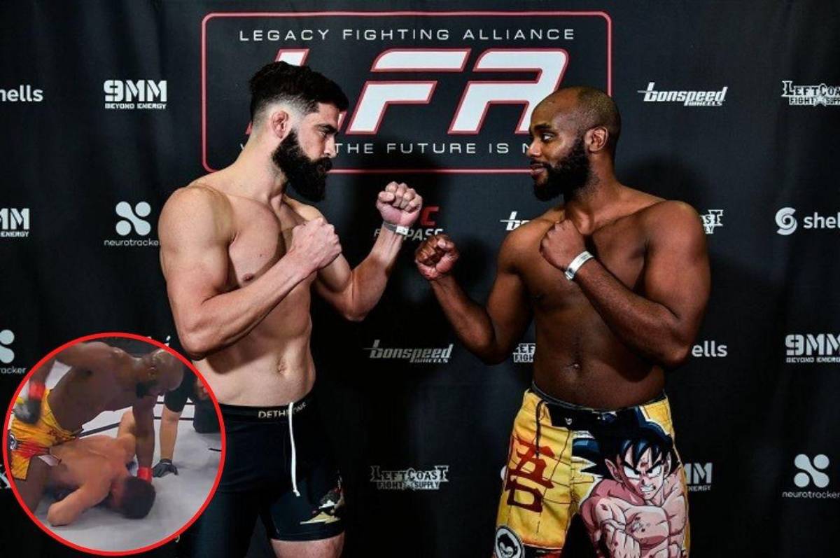 ¡Dura derrota! El peleador hondureño Steve Jones perdió en su combate rumbo a la UFC