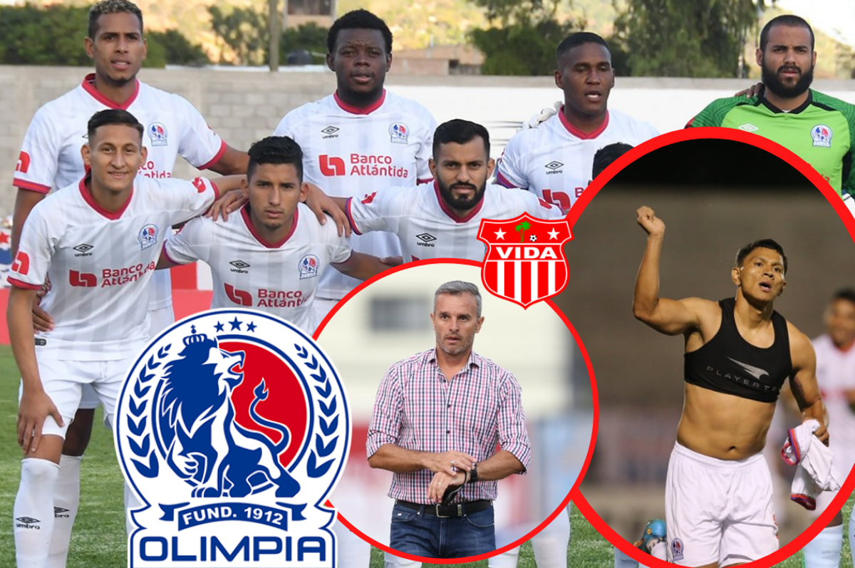 ¿Habrá cambios? Alineación de Olimpia vs Vida: Pablo Lavallén quiere conquistar La Ceiba y saltar al liderato