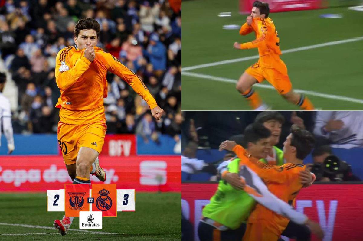 Real Madrid ganó con sufrimiento al Leganés y está en semifinales de la Copa del Rey; Gonzalo García fue el héroe