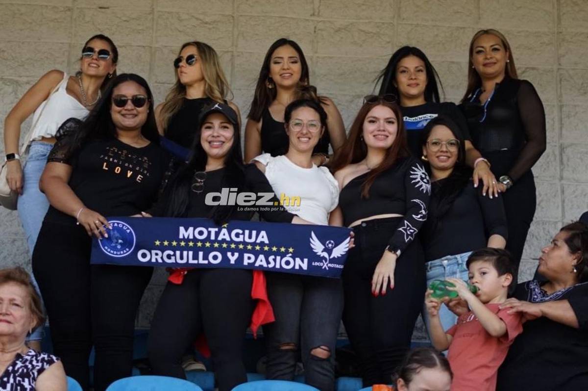 Esposas del Motagua engalan el sector de silla en el estadio Olímpico previo a la final ante Real España
