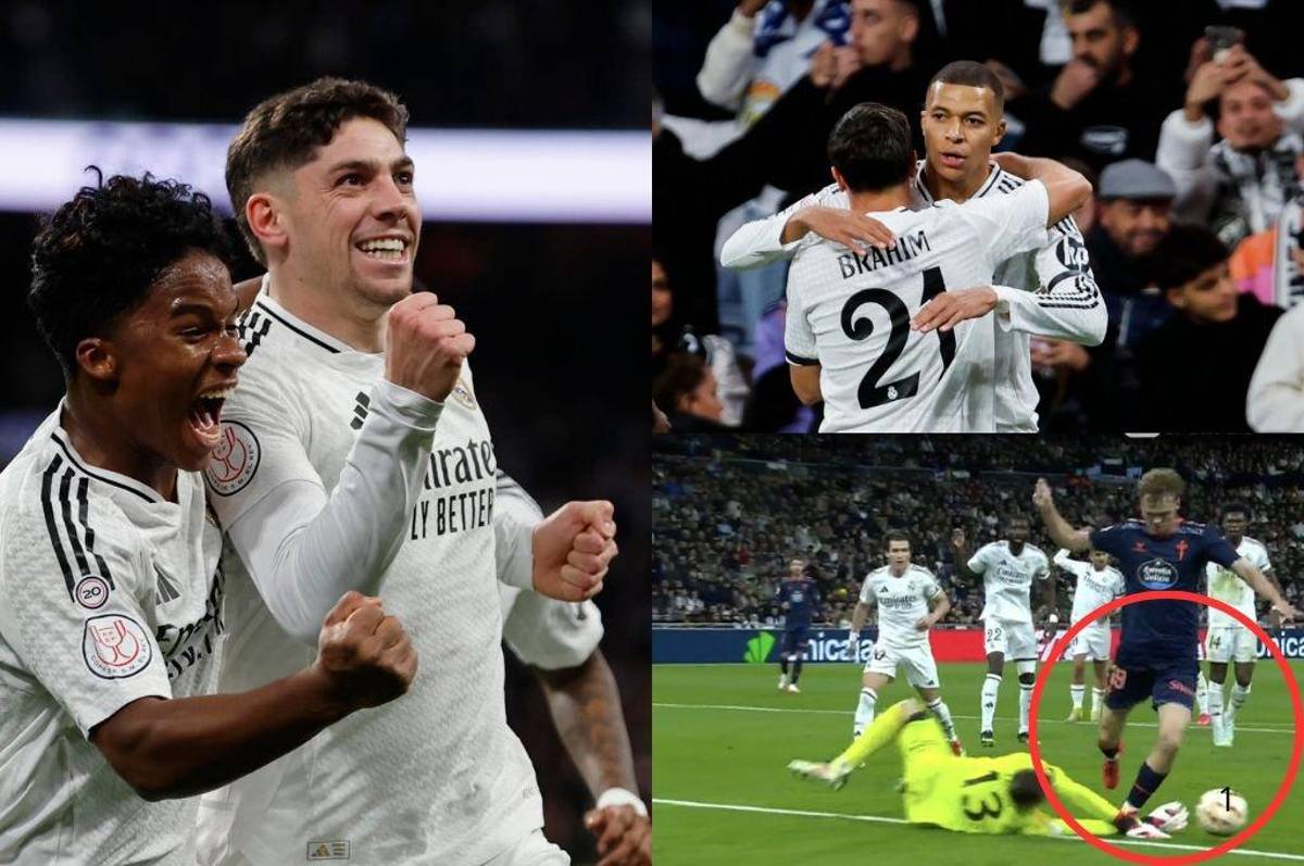 Con polémica incluida, Endrick y Valverde salvan al Real Madrid ante el Celta y se clasifica a cuartos de la Copa del Rey