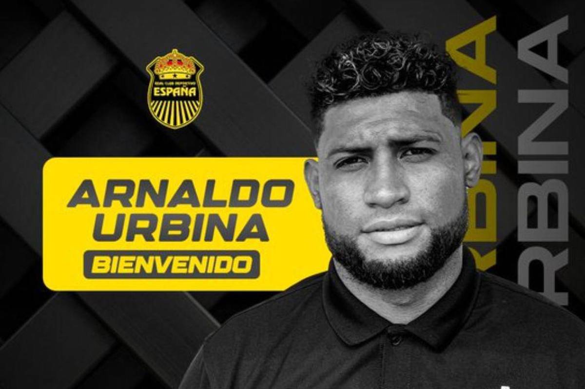 OFICIAL: Real España anuncia el fichaje de Arnaldo Urbina, la cuarta alta de cara al torneo Apertura 2023