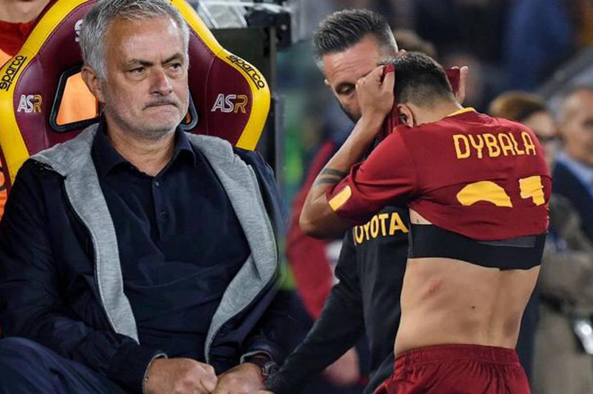 ¿Se pierde el Mundial? El desolador anuncio de Mourinho sobre la lesión que sufrió Dybala con la Roma