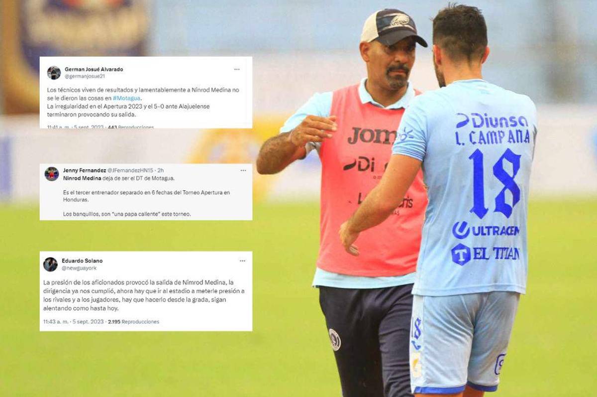 Lo que dicen los periodistas hondureños sobre el despido de Ninrod Medina en Motagua: “Nunca fue el DT que ocupaban”