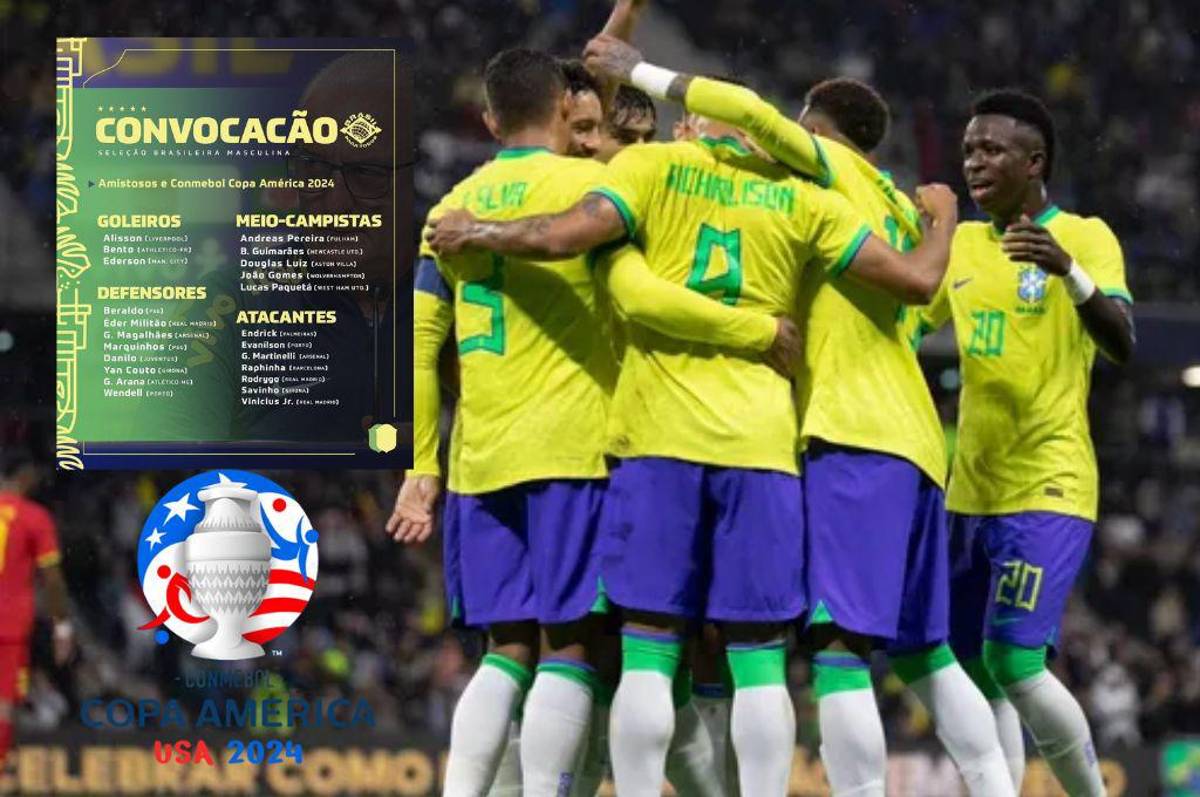 Brasil recibe duro golpe para la Copa América 2024 y así quedó la convocatoria oficial con cuatro nuevos llamados