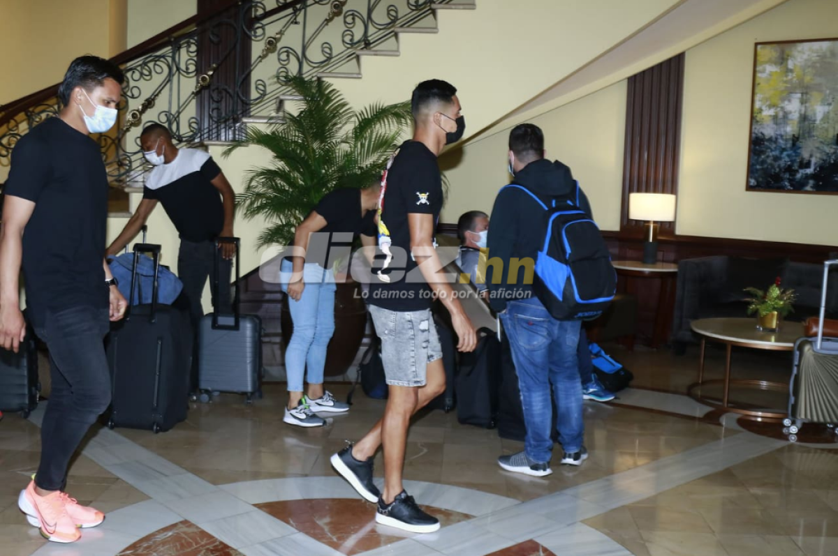 Ilusionados y con maleta en mano: Así llegaron los futbolistas a la concentración de la Selección de Honduras