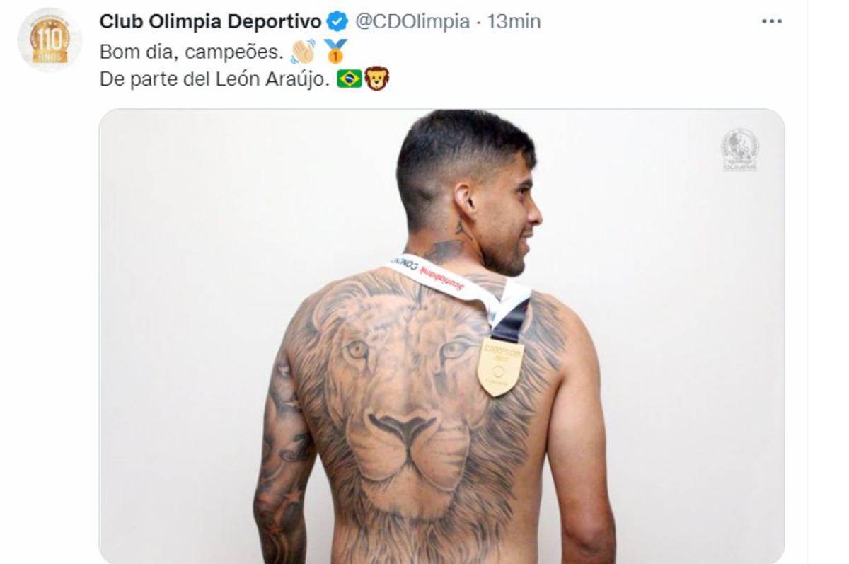 ¡Buenos días bicampeones! Abrazados a la Liga Concacaf durmieron y se levantaron los jugadores del Olimpia