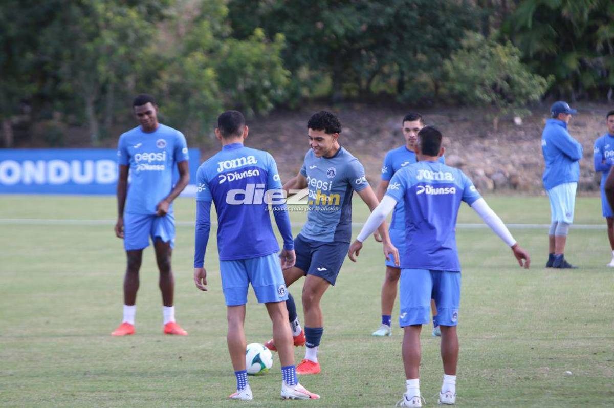 ¡Con nuevo fichaje y Auzmendi! Así fue el último entrenamiento de Diego Vázquez con Motagua previo a enfrentar al Olancho FC
