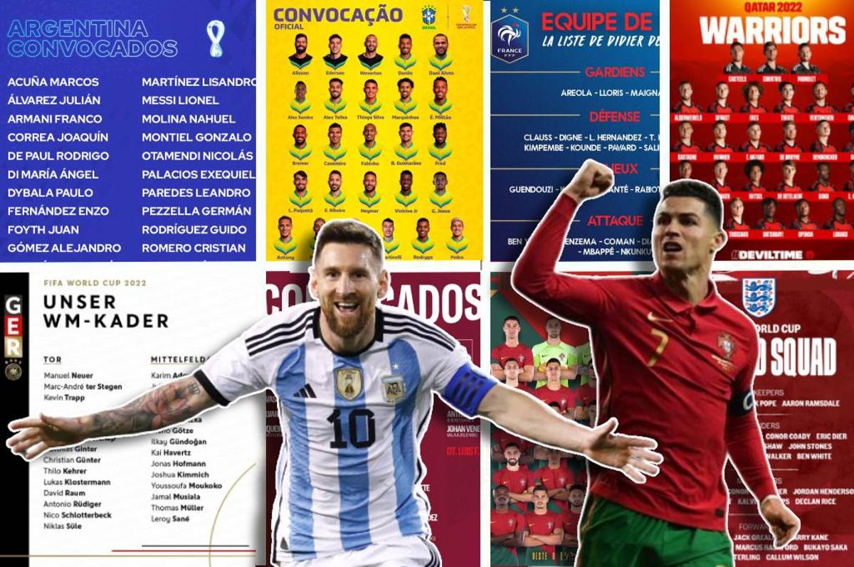 Convocatorias del Mundial de Qatar 2022: conocé los listados oficiales de todas las selecciones participantes
