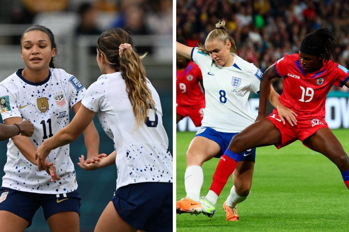 Mundial Femenino: Haití le hizo la vida imposible a Inglaterra; Estados Unidos y Japón golean en su primera fecha