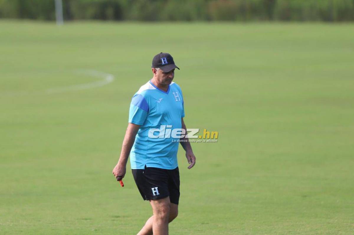 La charla de Diego con futbolista y la admiración de “Chelito” a Pinto: el último entrenamiento de Honduras antes de enfrentar a Haití