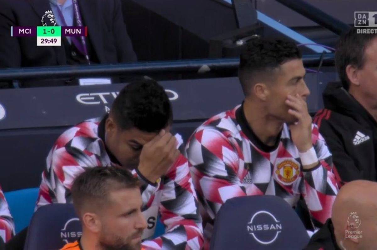 Cristiano Ronaldo y Casemiro vivieron una pesadilla desde el banquillo, aficionados del United abandonaron el estadio: Así se vivió el clásico de Manchester