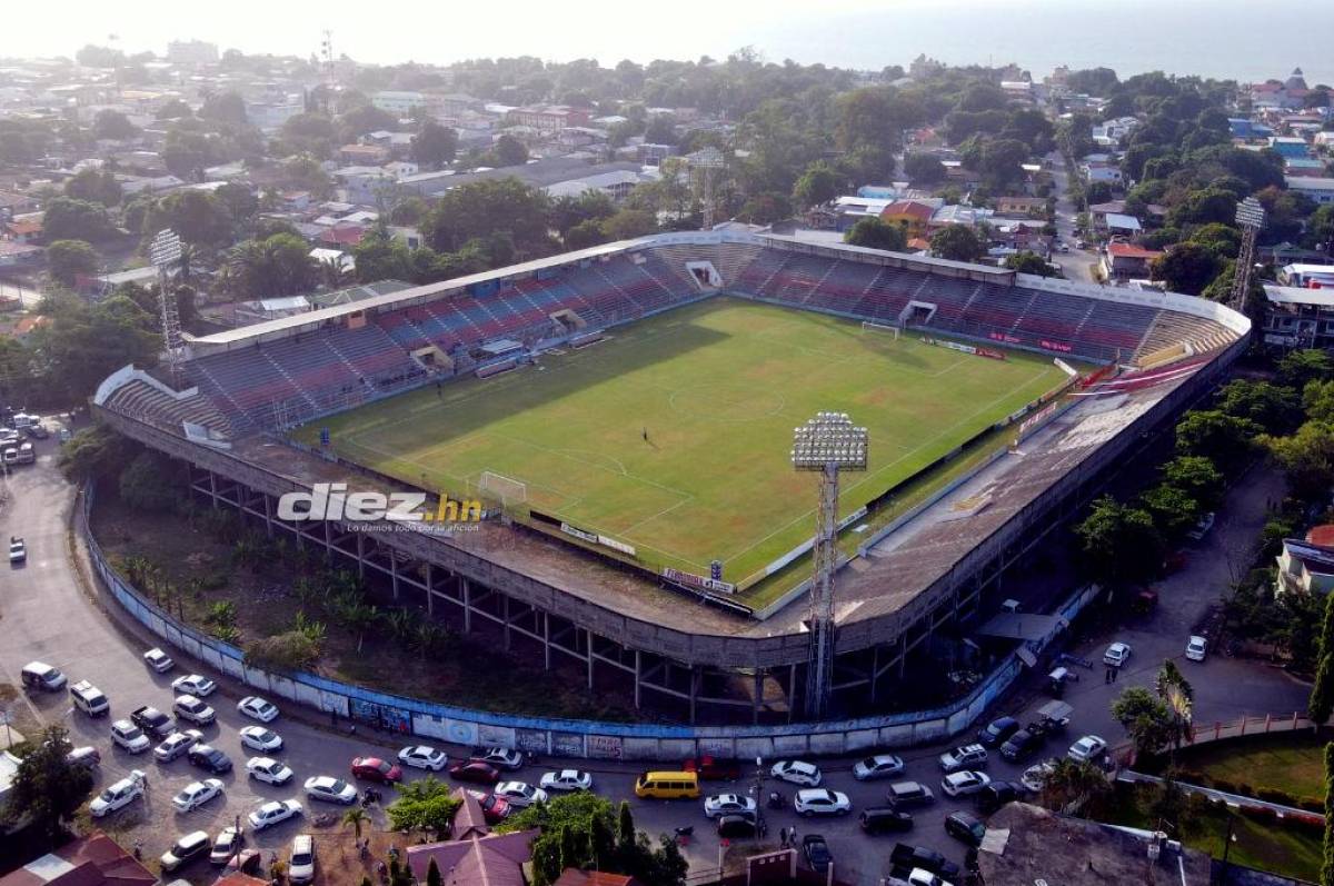 Una vista del estadio Ceibeño. Es el escenario donde Victoria busca la gesta.