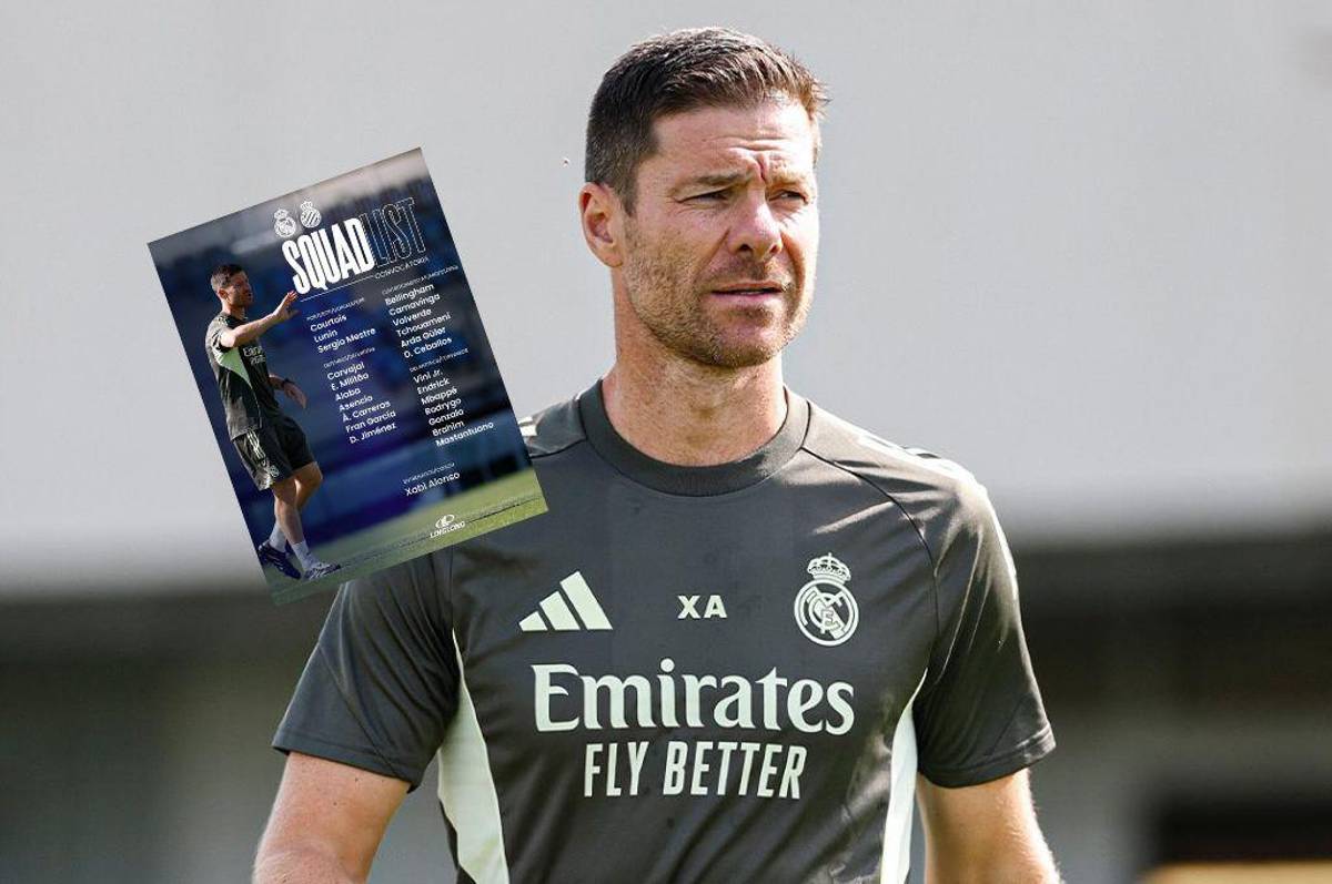 Xabi tiene cuatro bajas: la convocatoria del Real Madrid para la Liga Española: uno de los más queridos regresa