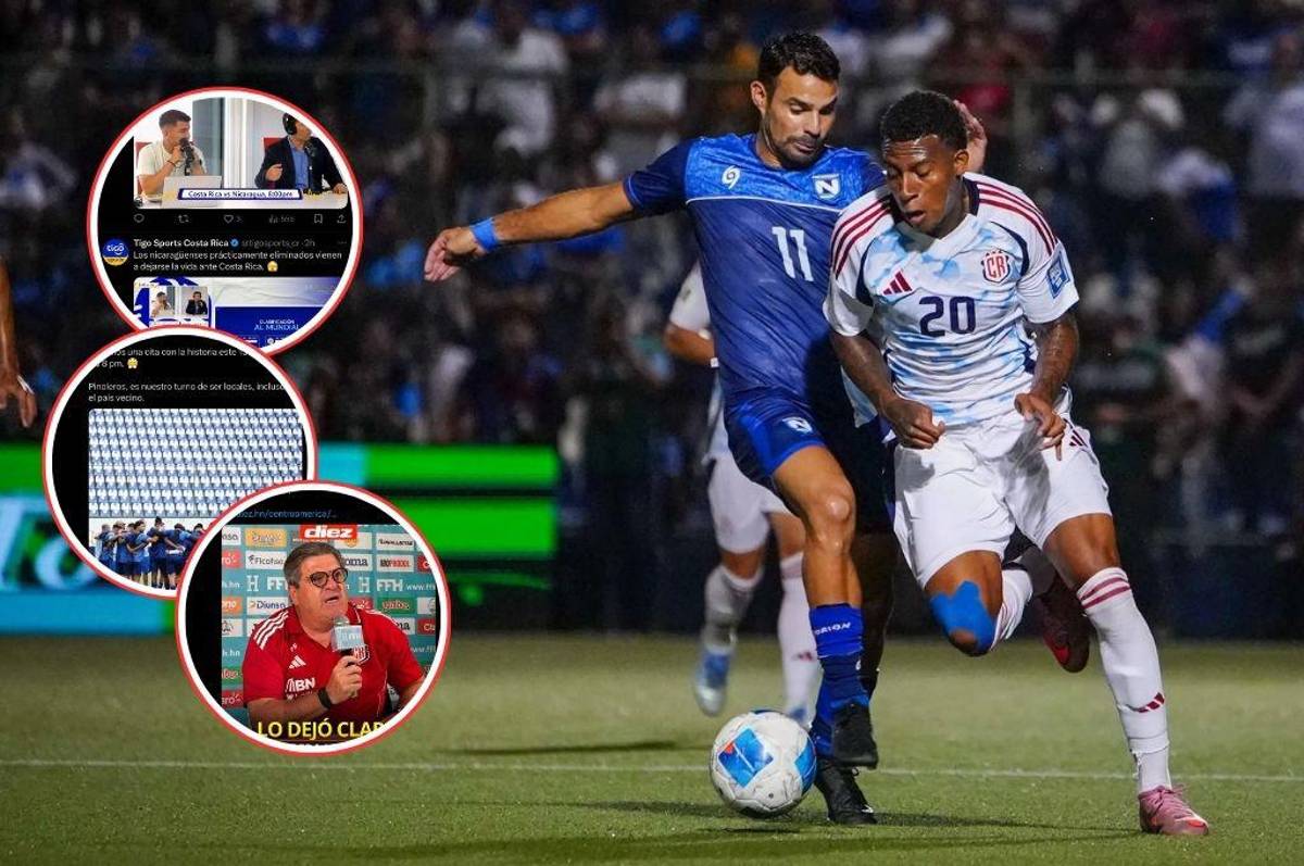 Si CR pierde, cierro la cuenta, Honduras no irá al mundial: la prensa reacciona previo al Costa Rica-Nicaragua en Eliminatorias