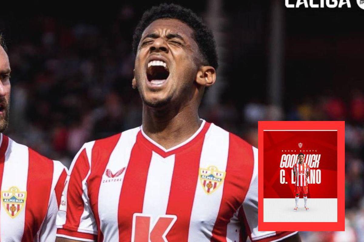 OFICIAL: Choco Lozano deja de ser jugador del Almería y este es el futuro del atacante hondureño