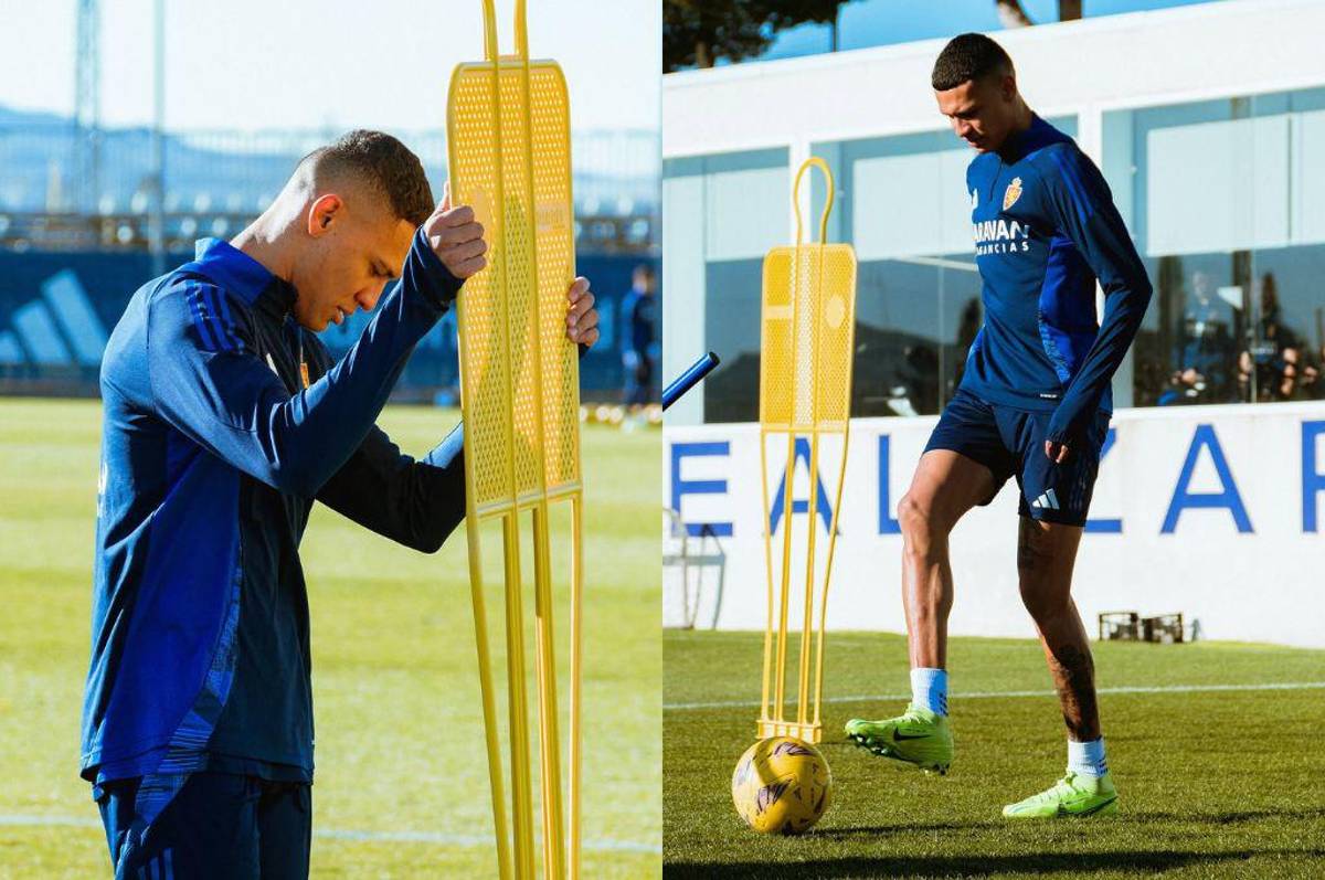Lo que pasó con el hondureño Kervin Arriaga este lunes en el Real Zaragoza: ¿cuándo debuta en la segunda de España?