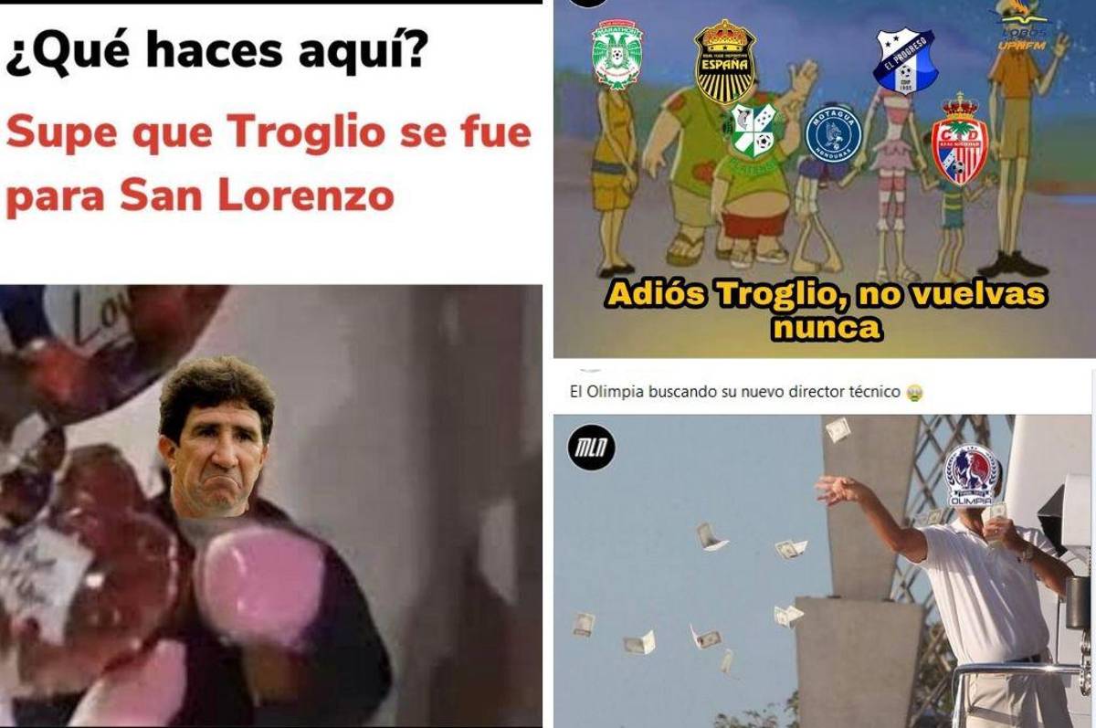 Los tremendos memes del adiós de Pedro Troglio del Olimpia donde no perdonan a Motagua
