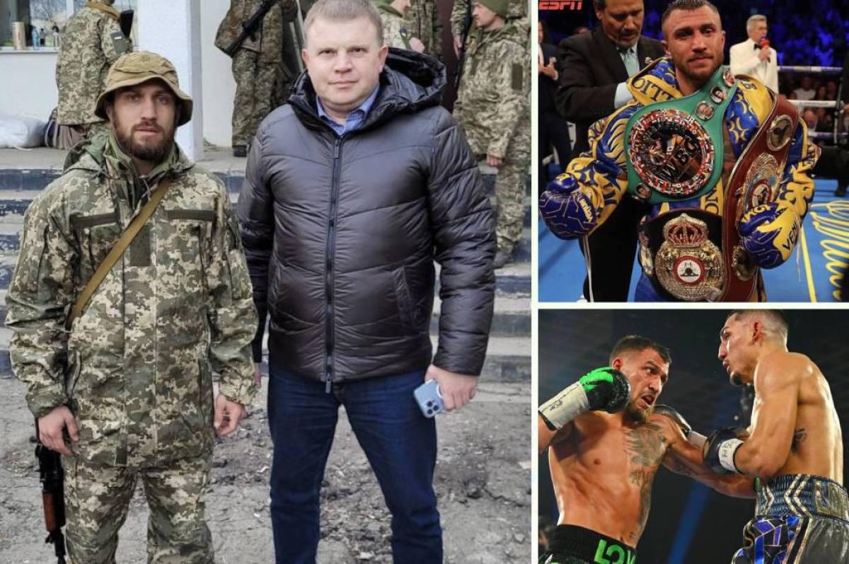 Dejó los guantes por el arma: el boxeador Vasyl Lomachenko se une al ejército de Ucrania para la guerra contra Rusia