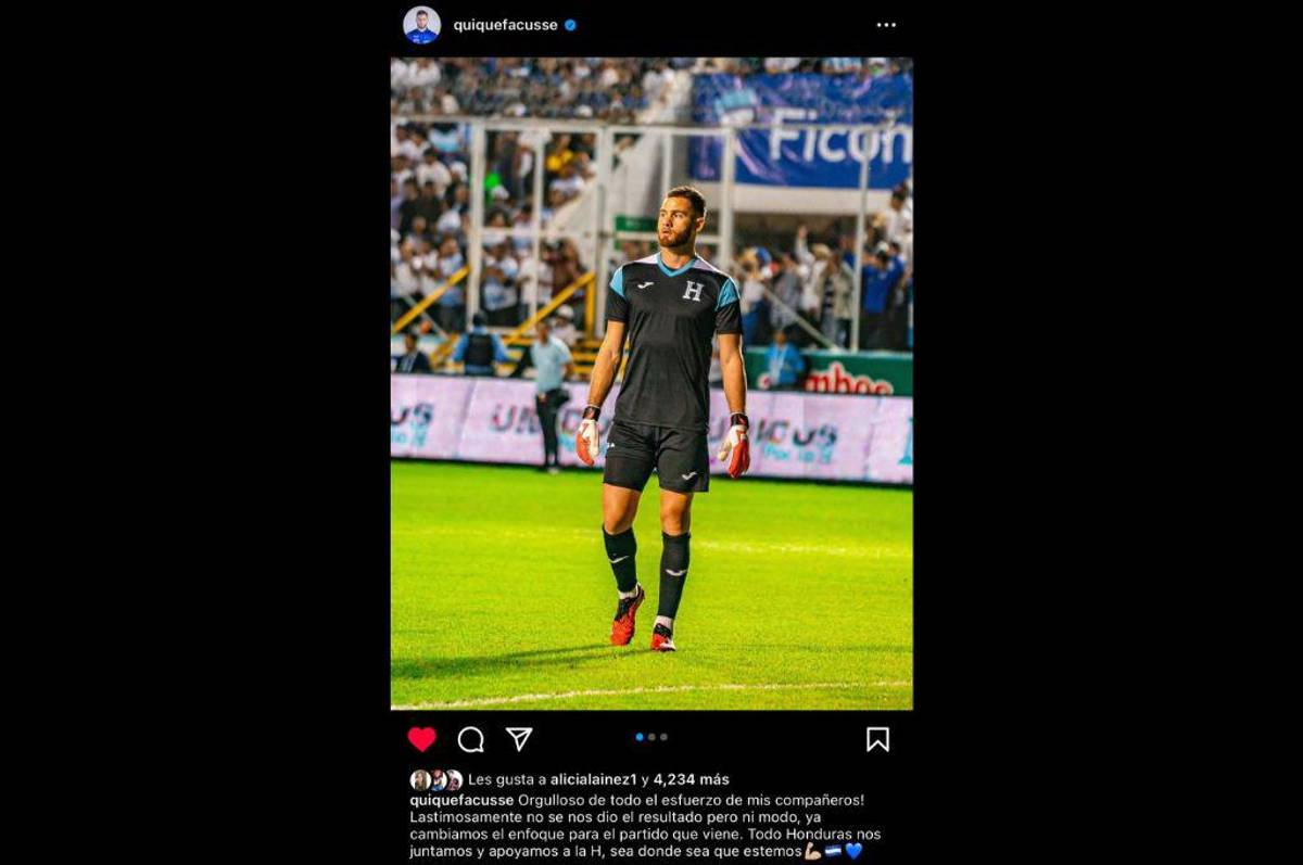 Palma el más dolido y Choco emotivo: Lo que dicen los jugadores de Honduras en redes sociales tras la derrota ante México