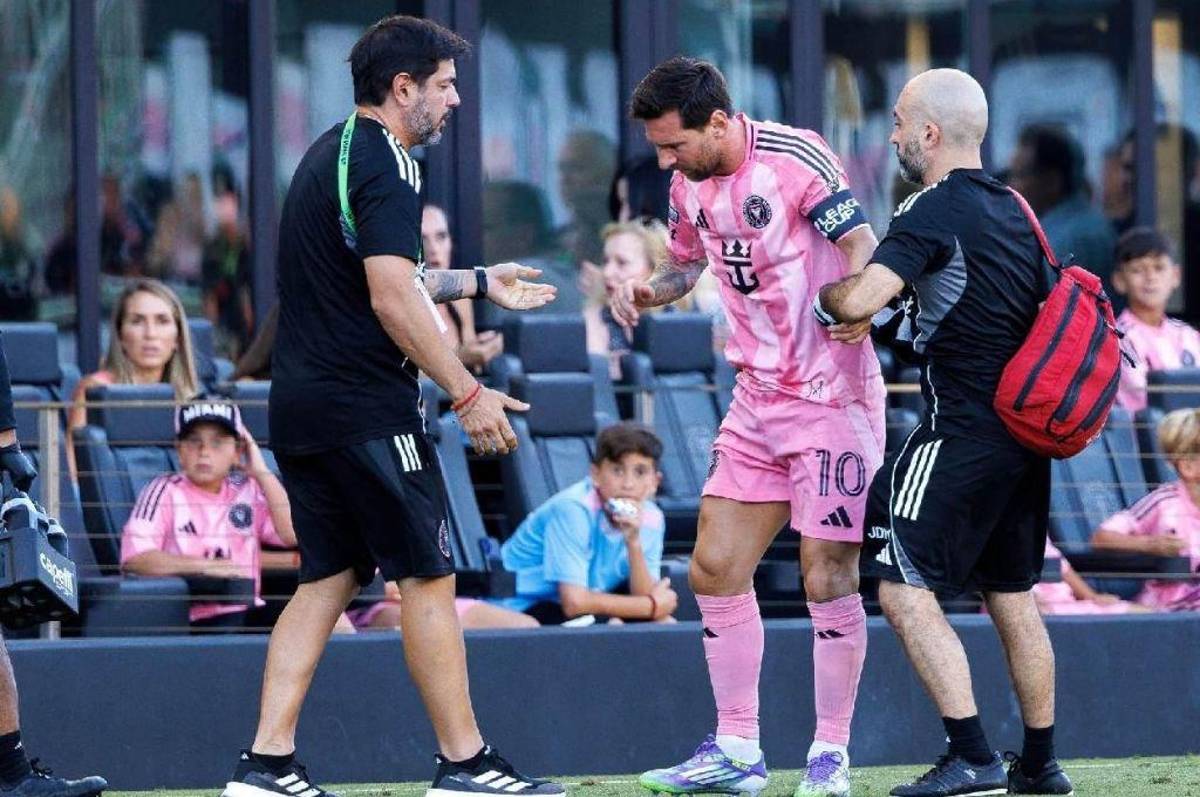 La bronca que tuvo Messi ante Necaxa, revelan la lesión del argentino y los amigos de Leo salvan al Inter Miami en la League Cup
