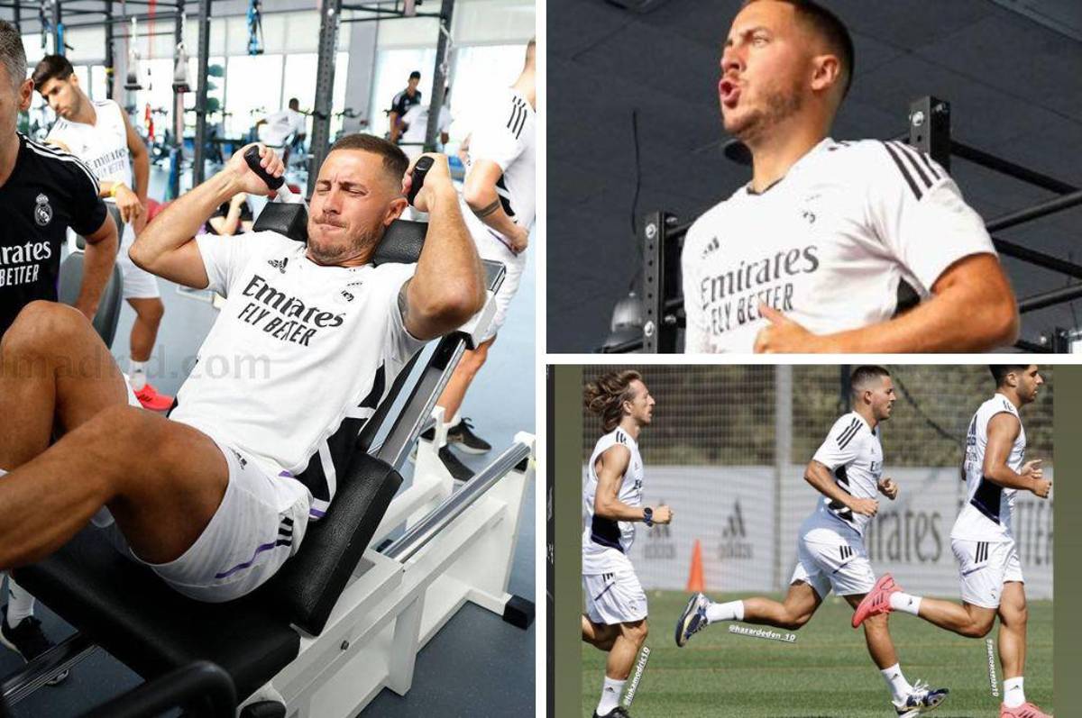 Quiere cumplir su promesa: Así es el notable cambio físico de Eden Hazard y el nuevo puesto que tendrá en el 11 de Ancelotti