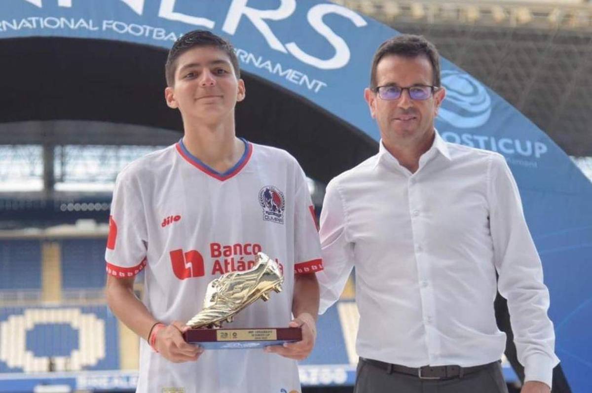 Quién es Héctor Ávila, la promesa del Olimpia que se consagró campeón y goleador en la Donosti Cup sub 15 en España