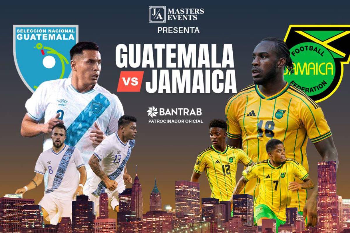 Guatemala vs Jamaica, duelo amistoso con sabor a revancha en el Red Bulls Arena de Estados Unidos