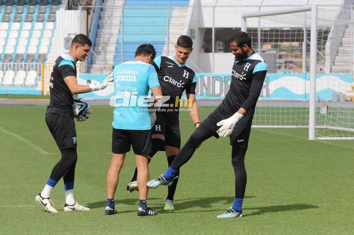Así fue el último entrenamiento de la Selección de Honduras, esta vez en el estadio Nacional Chelato Uclés
