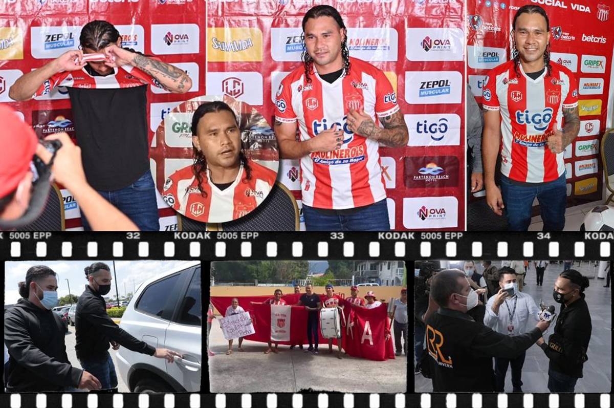 Así ha sido el primer día del mexicano ‘Gullit’ Peña en Honduras: ya se puso la roja del Vida, el dorsal que lucirá y su promesa