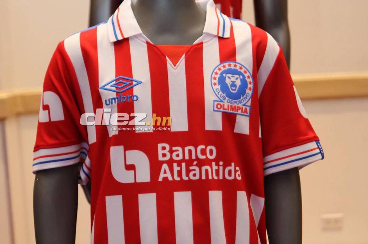 Así son las nuevas camisas del Olimpia: Homenaje a Rafael Ferrari, los detalles de lujo del diseño y su precio