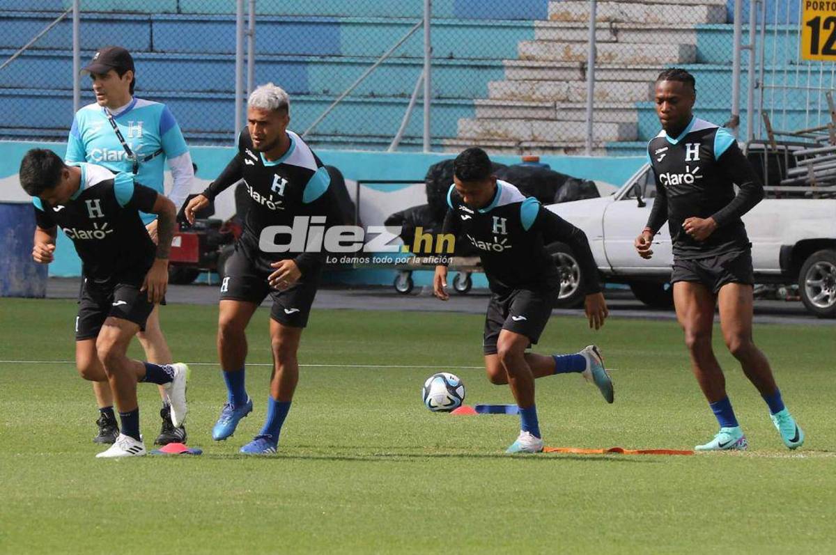 Así fue el último entrenamiento de la Selección de Honduras, esta vez en el estadio Nacional Chelato Uclés