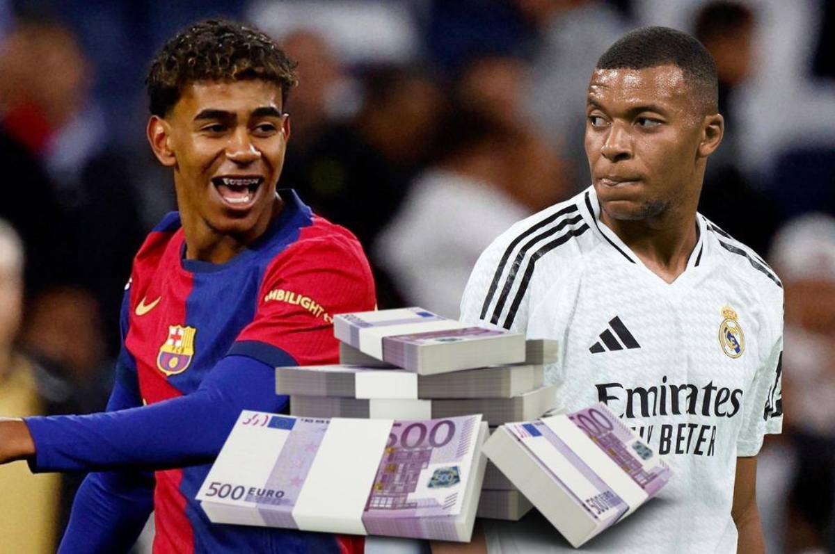 Mientras Mbappé gana 31.2 millones, este es el salario de Lamine Yamal en el Barcelona