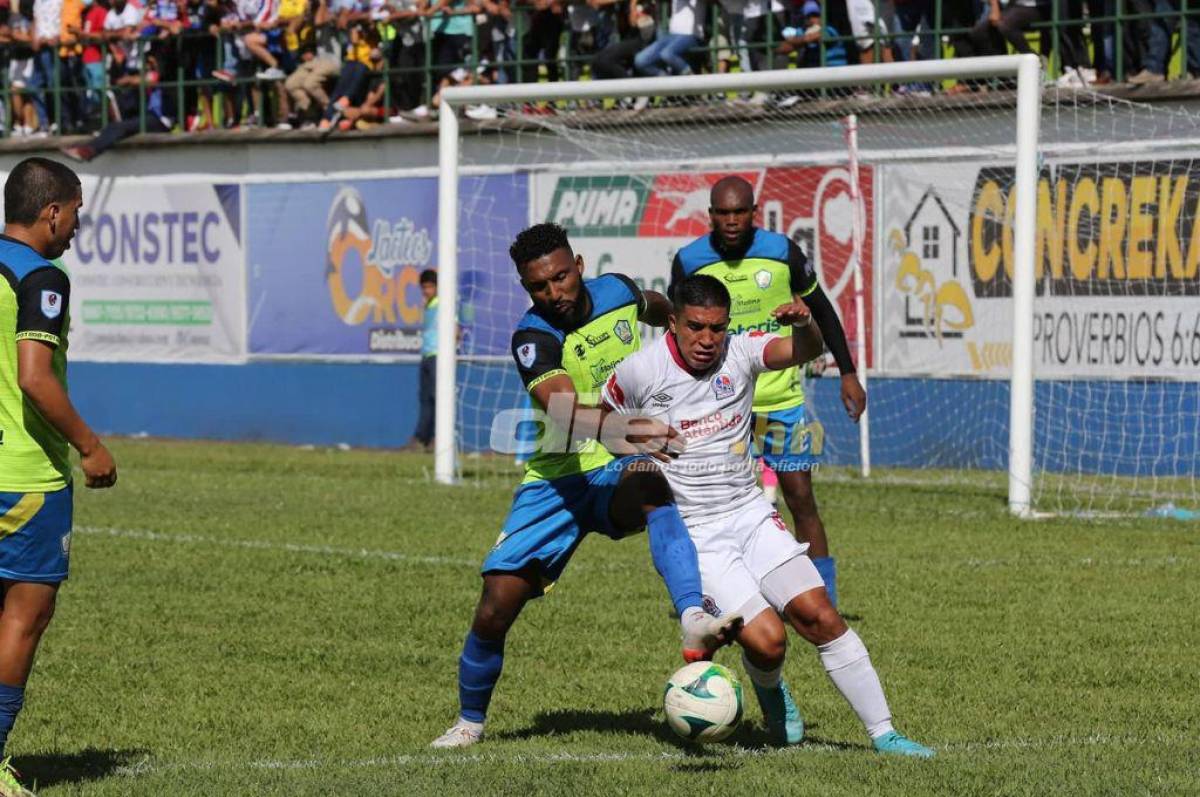 ¡Festín de goles! Motagua, con un hombre menos, remonta y golea al Marathón en Tegucigalpa
