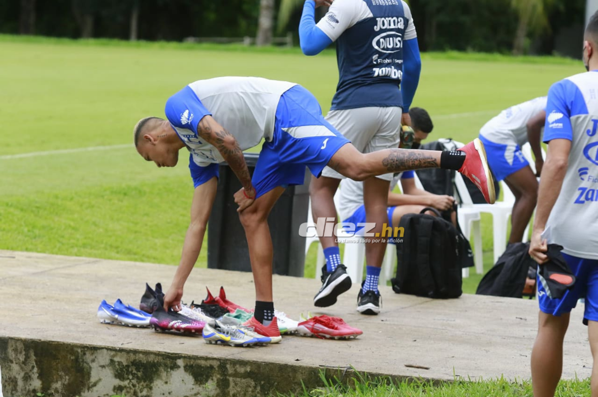 Así escoge los tacos Kervin Arriaga, la novedad y las bromas entre los López: El nuevo entreno de Honduras previo al duelo contra Colombia