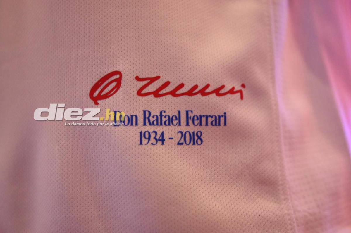 Así son las nuevas camisas del Olimpia: Homenaje a Rafael Ferrari, los detalles de lujo del diseño y su precio