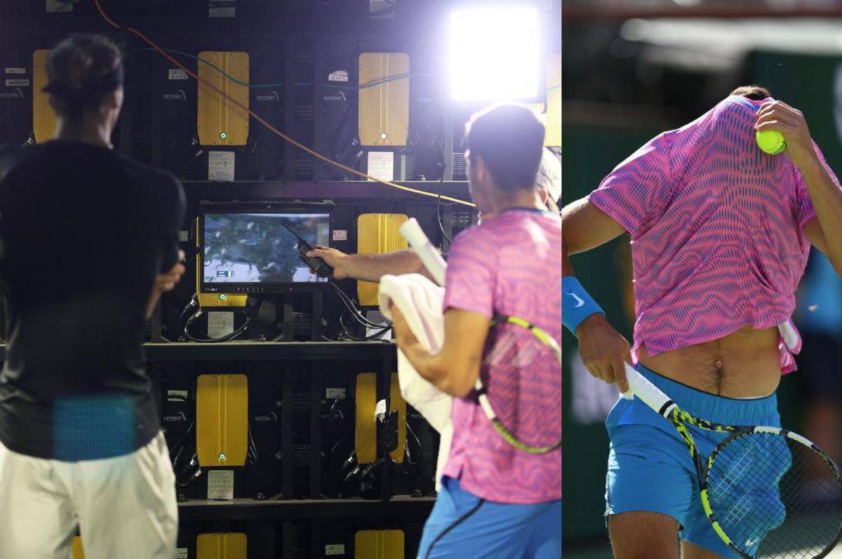 ¡Salieron corriendo! El extraño motivo por el qué se canceló el partido entre Carlos Alcaraz y Zverev en Indian Wells