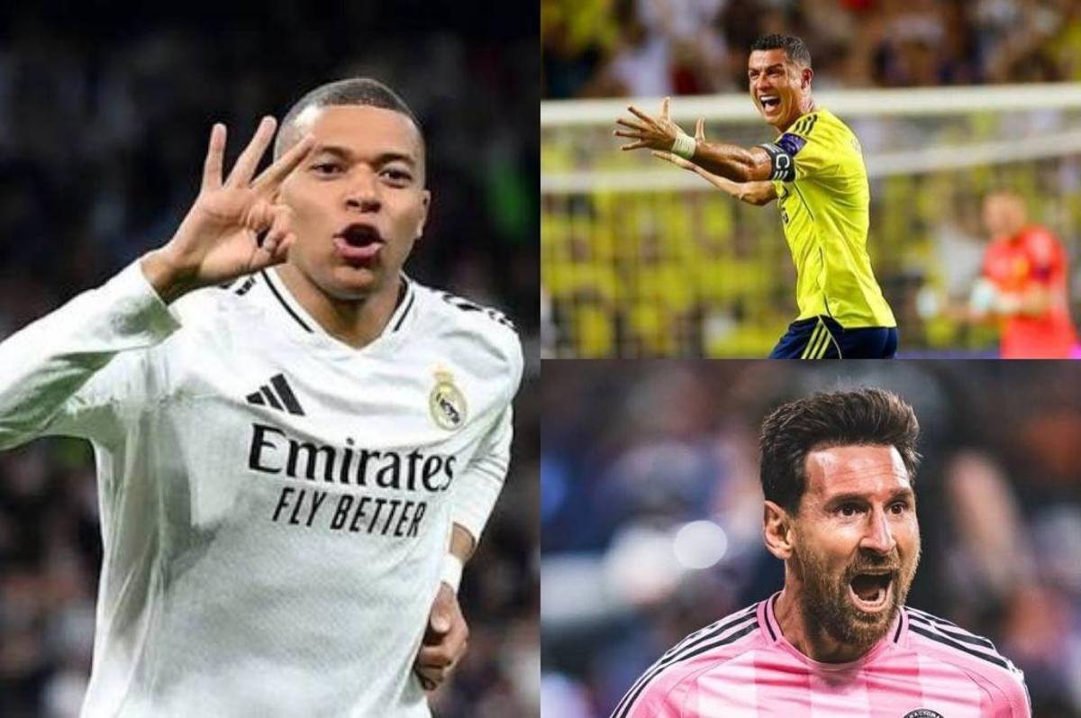 Mbappé por encima de Messi y Cristiano Ronaldo: así marcha la tabla de goleadores del año 2025 ¿Quiénes persiguen al francés?