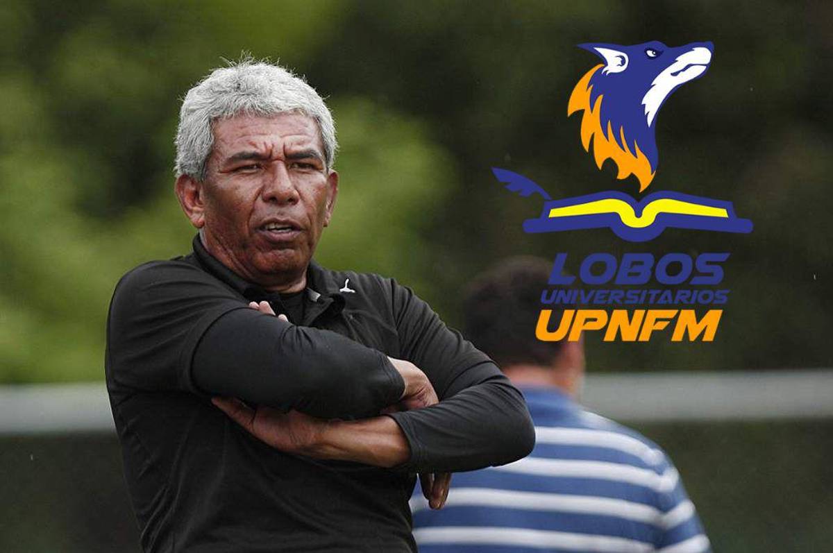 Héctor Castellón es el nuevo entrenador de los Lobos de la UPNFM para el torneo Apertura 2022 de la Liga Nacional