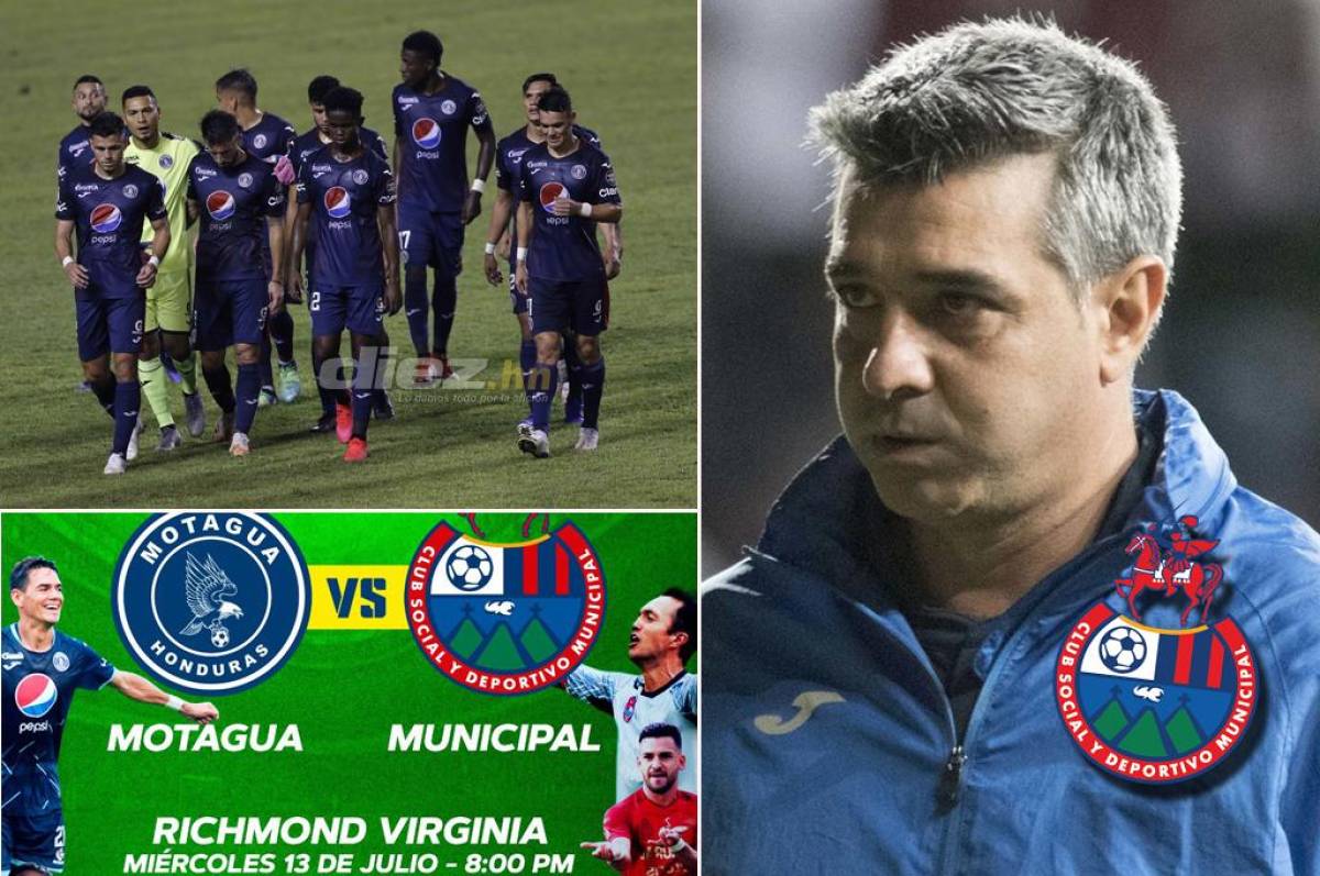 Contra el ex: Motagua disputará dos partidos ante el Municipal de Diego Vázquez en gira por Estados Unidos