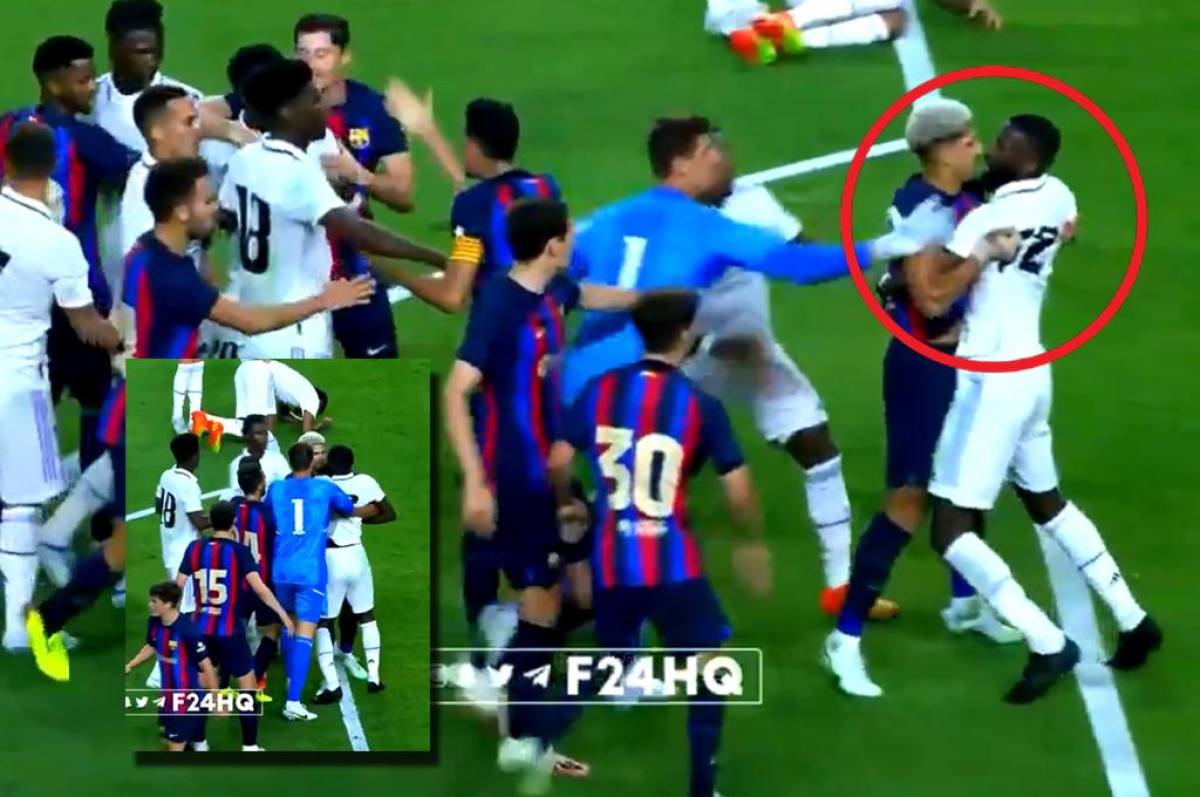 Raphinha le quema el arco al Real Madrid, los agarrones y así fue el debut de Lewandowski con el Barça; Amado Guevara en el Clásico