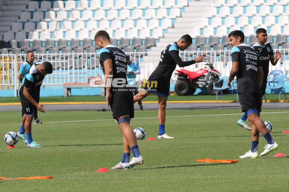 Así fue el último entrenamiento de la Selección de Honduras, esta vez en el estadio Nacional Chelato Uclés