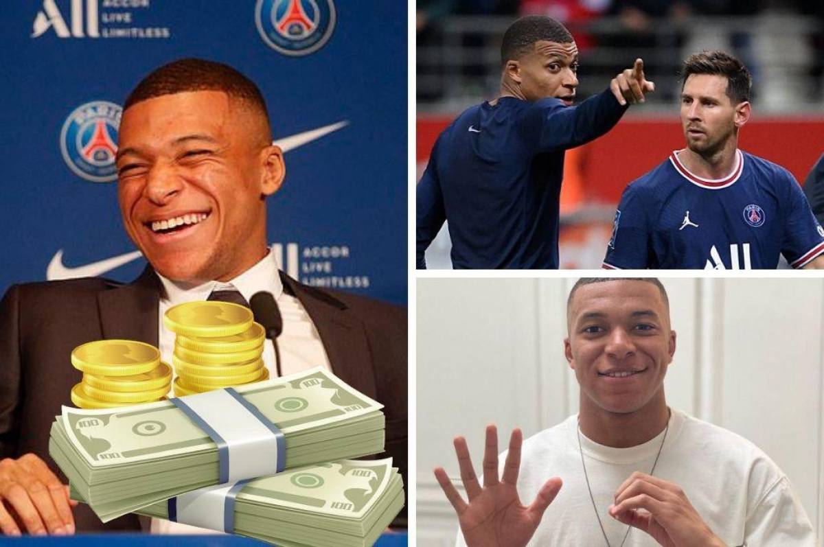 Sale a la luz el nuevo contrato millonario de Mbappé con el PSG: El más caro de la historia ¿Influyó Messi en la decisión final?