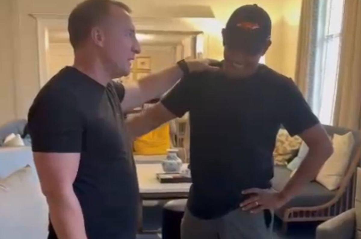 Amado Guevara sorprende a Luis Palma y Brendan Rodgers en la concentración del Celtic tras vencer al Manchester City