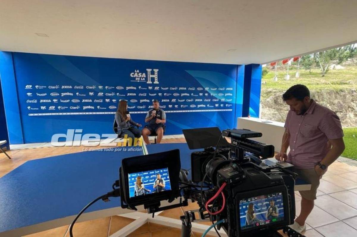 Jenny Fernández, presentadora de Diez TV, habló con Diego Vázquez sobre la Selección Nacional de Honduras.
