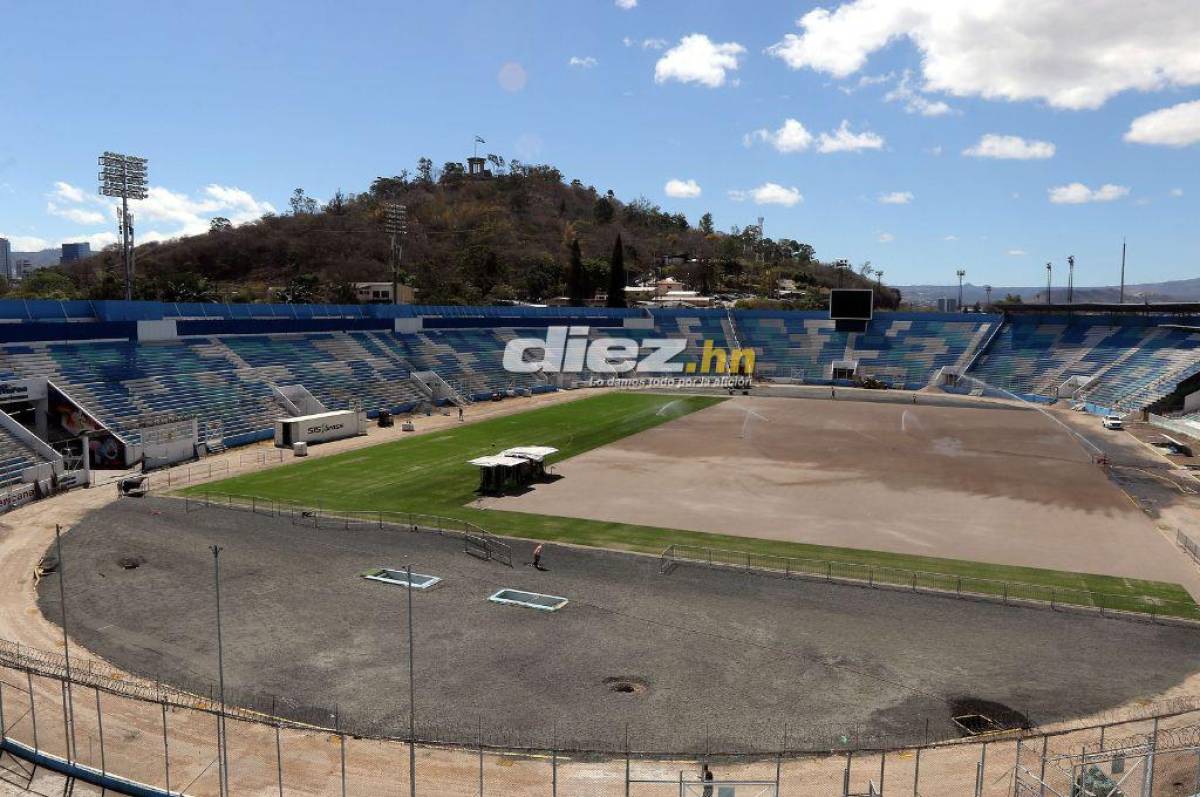 ¡Una belleza! Así luce el estadio Nacional Chelato Uclés con la implementación del césped sintético ¿Cuándo estará listo?