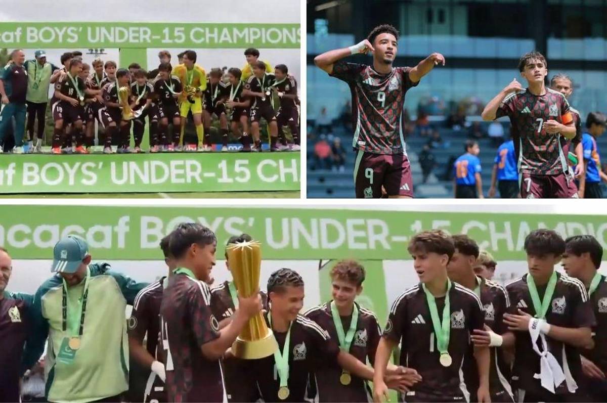 México recetó paliza a Estados Unidos y se coronó campeón del Campeonato Sub-15 de Concacaf ¿y Honduras?