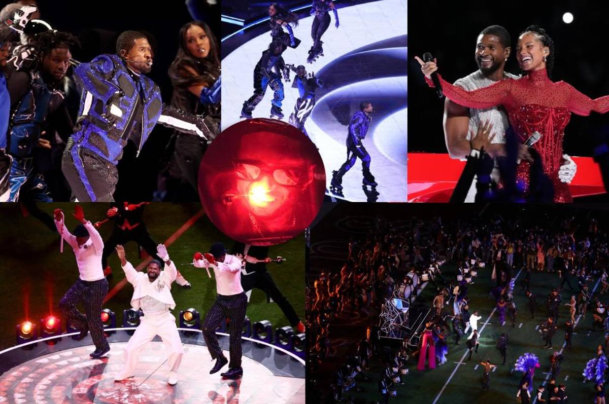 FOTOS: Usher y su espectacular ‘half-time show’ en el Super Bowl; los invitados estrellas y el regalo especial