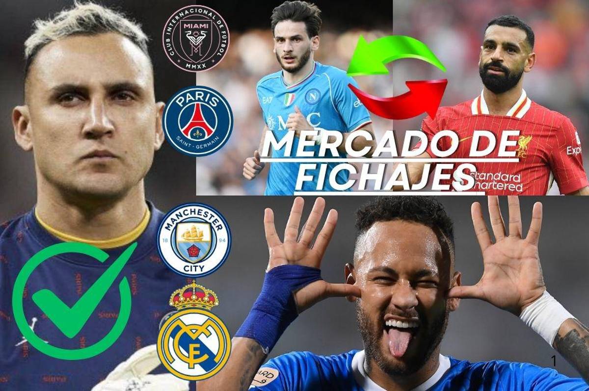 Keylor Navas ya tiene ‘acuerdo’ con su nuevo club, Neymar rumbo a la MLS y su reemplazo; PSG ficha estrella por 70 millones